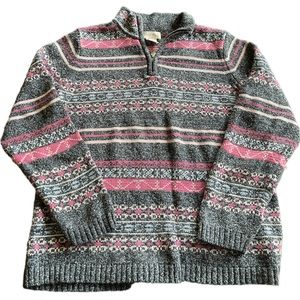 Northern Reflection vintage knit long sleeve sweater size m